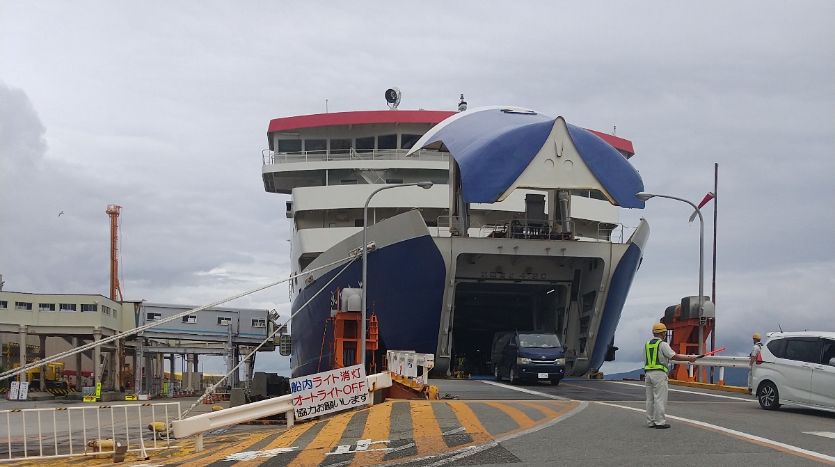 佐渡汽船の自動車航送で佐渡旅行